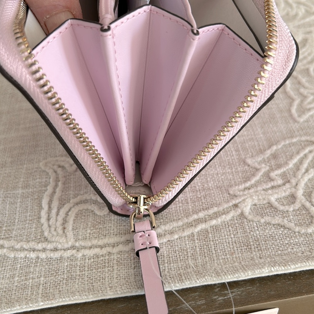 Kate Spade ♠️ NWT Pink Parrots Flock Party Large Continental Zip Around … - Picture 12 of 13